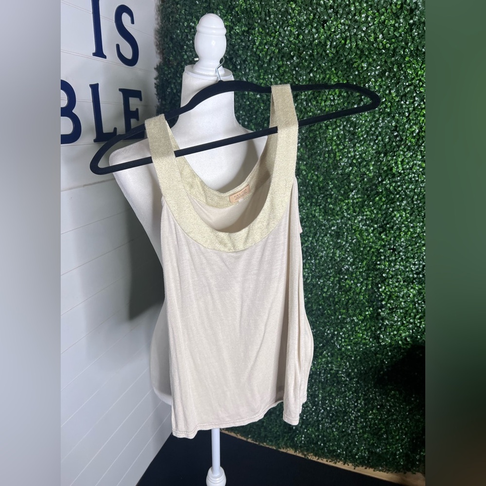 Piko 1988 Cream Tank with Metallic Gold Trim
